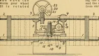 An illustration from A treatise, giving a thorough description of the properties and supply of the fibres, as well as the various processes required for converting wool, cotton, silk from fibre to finished goods, covering both woven and knit goods ... construction of the most modern improvements to preparatory machinery ... accessories relating to construction and equipment of modern textile manufacturing plants .. (1895)
