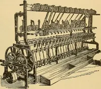 An illustration from A treatise, giving a thorough description of the properties and supply of the fibres, as well as the various processes required for converting wool, cotton, silk from fibre to finished goods, covering both woven and knit goods ... construction of the most modern improvements to preparatory machinery ... accessories relating to construction and equipment of modern textile manufacturing plants .. (1895)
