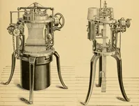 An illustration from A treatise, giving a thorough description of the properties and supply of the fibres, as well as the various processes required for converting wool, cotton, silk from fibre to finished goods, covering both woven and knit goods ... construction of the most modern improvements to preparatory machinery ... accessories relating to construction and equipment of modern textile manufacturing plants .. (1895)