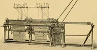 An illustration from A treatise, giving a thorough description of the properties and supply of the fibres, as well as the various processes required for converting wool, cotton, silk from fibre to finished goods, covering both woven and knit goods ... construction of the most modern improvements to preparatory machinery ... accessories relating to construction and equipment of modern textile manufacturing plants .. (1895)