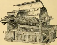An illustration from A treatise, giving a thorough description of the properties and supply of the fibres, as well as the various processes required for converting wool, cotton, silk from fibre to finished goods, covering both woven and knit goods ... construction of the most modern improvements to preparatory machinery ... accessories relating to construction and equipment of modern textile manufacturing plants .. (1895)