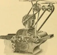 An illustration from A treatise, giving a thorough description of the properties and supply of the fibres, as well as the various processes required for converting wool, cotton, silk from fibre to finished goods, covering both woven and knit goods ... construction of the most modern improvements to preparatory machinery ... accessories relating to construction and equipment of modern textile manufacturing plants .. (1895)