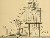An illustration from A treatise, giving a thorough description of the properties and supply of the fibres, as well as the various processes required for converting wool, cotton, silk from fibre to finished goods, covering both woven and knit goods ... construction of the most modern improvements to preparatory machinery ... accessories relating to construction and equipment of modern textile manufacturing plants .. (1895)