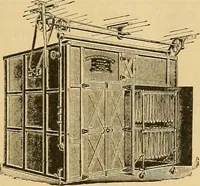 An illustration from A treatise, giving a thorough description of the properties and supply of the fibres, as well as the various processes required for converting wool, cotton, silk from fibre to finished goods, covering both woven and knit goods ... construction of the most modern improvements to preparatory machinery ... accessories relating to construction and equipment of modern textile manufacturing plants .. (1895)