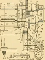 An illustration from A treatise, giving a thorough description of the properties and supply of the fibres, as well as the various processes required for converting wool, cotton, silk from fibre to finished goods, covering both woven and knit goods ... construction of the most modern improvements to preparatory machinery ... accessories relating to construction and equipment of modern textile manufacturing plants .. (1895)