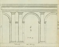 An illustration from A treatise of architecture, with remarks and observations : necessary for young people, who would apply themselves to that noble art (1732)