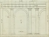 An illustration from A treatise of architecture, with remarks and observations : necessary for young people, who would apply themselves to that noble art (1732)