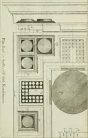 An illustration from A treatise of architecture, with remarks and observations : necessary for young people, who would apply themselves to that noble art (1732)