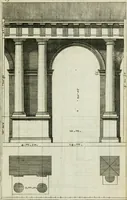 An illustration from A treatise of architecture, with remarks and observations : necessary for young people, who would apply themselves to that noble art (1732)