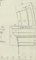An illustration from A treatise of architecture, with remarks and observations : necessary for young people, who would apply themselves to that noble art (1732)