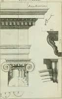 An illustration from A treatise of architecture, with remarks and observations : necessary for young people, who would apply themselves to that noble art (1732)