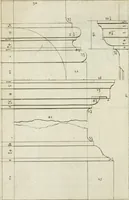 An illustration from A treatise of architecture, with remarks and observations : necessary for young people, who would apply themselves to that noble art (1732)