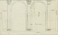 An illustration from A treatise of architecture, with remarks and observations : necessary for young people, who would apply themselves to that noble art (1732)