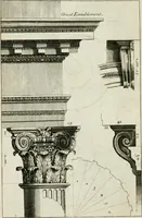 An illustration from A treatise of architecture, with remarks and observations : necessary for young people, who would apply themselves to that noble art (1732)