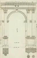 An illustration from A treatise of architecture, with remarks and observations : necessary for young people, who would apply themselves to that noble art (1732)