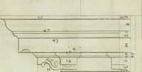 An illustration from A treatise of architecture, with remarks and observations : necessary for young people, who would apply themselves to that noble art (1732)