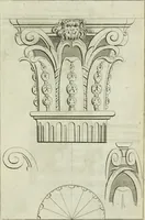 An illustration from A treatise of architecture, with remarks and observations : necessary for young people, who would apply themselves to that noble art (1732)