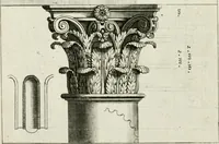 An illustration from A treatise of architecture, with remarks and observations : necessary for young people, who would apply themselves to that noble art (1732)