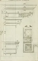 An illustration from A treatise of architecture, with remarks and observations : necessary for young people, who would apply themselves to that noble art (1732)