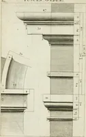 An illustration from A treatise of architecture, with remarks and observations : necessary for young people, who would apply themselves to that noble art (1732)