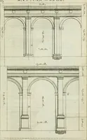 An illustration from A treatise of architecture, with remarks and observations : necessary for young people, who would apply themselves to that noble art (1732)