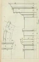 An illustration from A treatise of architecture, with remarks and observations : necessary for young people, who would apply themselves to that noble art (1732)