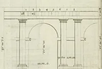 An illustration from A treatise of architecture, with remarks and observations : necessary for young people, who would apply themselves to that noble art (1732)