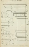 An illustration from A treatise of architecture, with remarks and observations : necessary for young people, who would apply themselves to that noble art (1732)