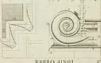 An illustration from A treatise of architecture, with remarks and observations : necessary for young people, who would apply themselves to that noble art (1732)