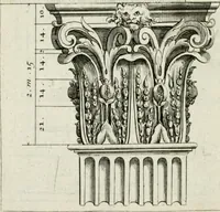 An illustration from A treatise of architecture, with remarks and observations : necessary for young people, who would apply themselves to that noble art (1732)