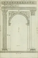 An illustration from A treatise of architecture, with remarks and observations : necessary for young people, who would apply themselves to that noble art (1732)