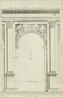 An illustration from A treatise of architecture, with remarks and observations : necessary for young people, who would apply themselves to that noble art (1732)