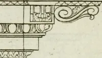 An illustration from A treatise of architecture, with remarks and observations : necessary for young people, who would apply themselves to that noble art (1732)