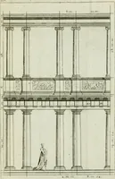 An illustration from A treatise of architecture, with remarks and observations : necessary for young people, who would apply themselves to that noble art (1732)