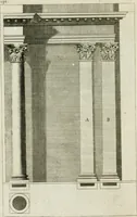 An illustration from A treatise of architecture, with remarks and observations : necessary for young people, who would apply themselves to that noble art (1732)
