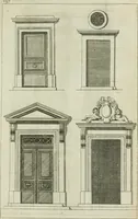 An illustration from A treatise of architecture, with remarks and observations : necessary for young people, who would apply themselves to that noble art (1732)