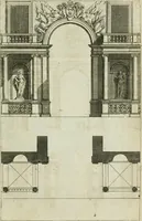 An illustration from A treatise of architecture, with remarks and observations : necessary for young people, who would apply themselves to that noble art (1732)
