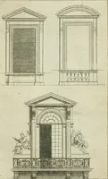 An illustration from A treatise of architecture, with remarks and observations : necessary for young people, who would apply themselves to that noble art (1732)