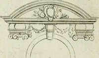 An illustration from A treatise of architecture, with remarks and observations : necessary for young people, who would apply themselves to that noble art (1732)