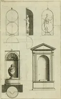 An illustration from A treatise of architecture, with remarks and observations : necessary for young people, who would apply themselves to that noble art (1732)