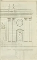 An illustration from A treatise of architecture, with remarks and observations : necessary for young people, who would apply themselves to that noble art (1732)
