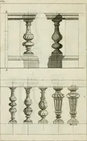 An illustration from A treatise of architecture, with remarks and observations : necessary for young people, who would apply themselves to that noble art (1732)