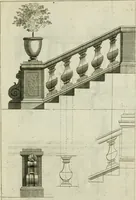 An illustration from A treatise of architecture, with remarks and observations : necessary for young people, who would apply themselves to that noble art (1732)