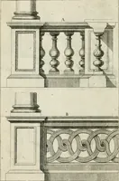 An illustration from A treatise of architecture, with remarks and observations : necessary for young people, who would apply themselves to that noble art (1732)
