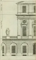 An illustration from A treatise of architecture, with remarks and observations : necessary for young people, who would apply themselves to that noble art (1732)