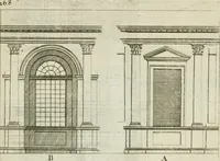 An illustration from A treatise of architecture, with remarks and observations : necessary for young people, who would apply themselves to that noble art (1732)