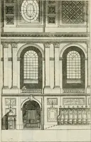An illustration from A treatise of architecture, with remarks and observations : necessary for young people, who would apply themselves to that noble art (1732)
