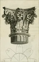 An illustration from A treatise of architecture, with remarks and observations : necessary for young people, who would apply themselves to that noble art (1732)