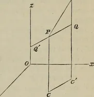 An illustration from A treatise on the analytic geometry of three dimensions (1882)