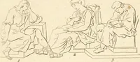 Picture 8 of 56 from A treatise on the art of painting, in all its branches; accompanied by seventy engraved plates, and exemplified by remarks on the paintings of the best masters .. (1817), leaf 34